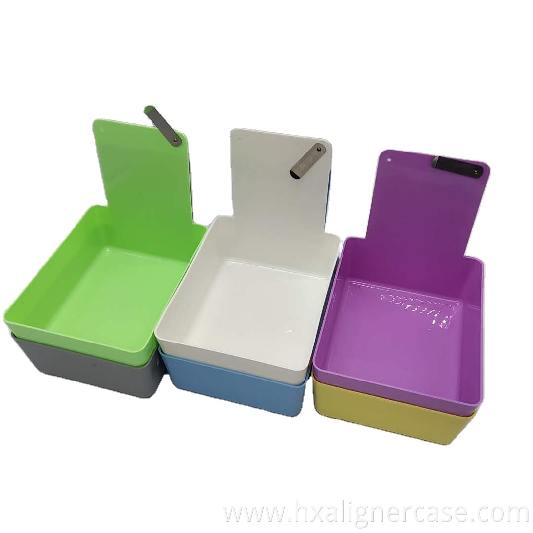 Organize Dental Lab Plastic Work Tray Pans sorting box